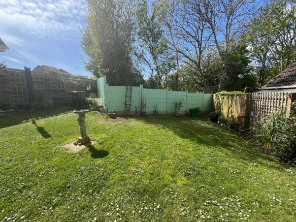Rear garden