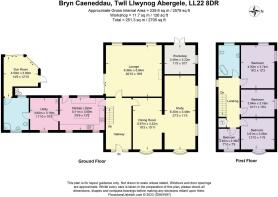 Floor Plan Bryn Caeneddau, Twll Llwynog Abergele, 