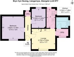 Floor Plan - Bryn Cyn Heulog, Llangernyw, Abergele