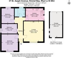 Floor Plan - 37 St. Asaph Avenue, Kinmel Bay, Rhyl