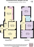 Floor Plan - 8 Dundonald Avenue, Abergele LL22 7SP