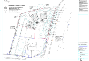 YEW-277-40-100 Rev B - - Outline Planning 3 dwelli