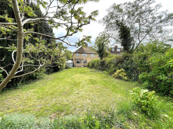 Large rear garden