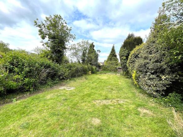 Large rear garden