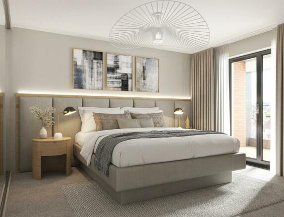 Bedroom indicative CGI