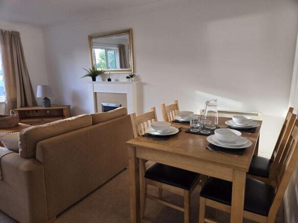 Dining area in lounge 