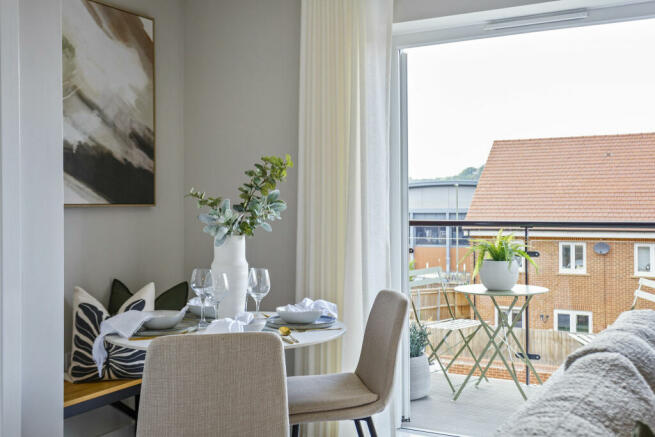 View of Dining Area & Balcony