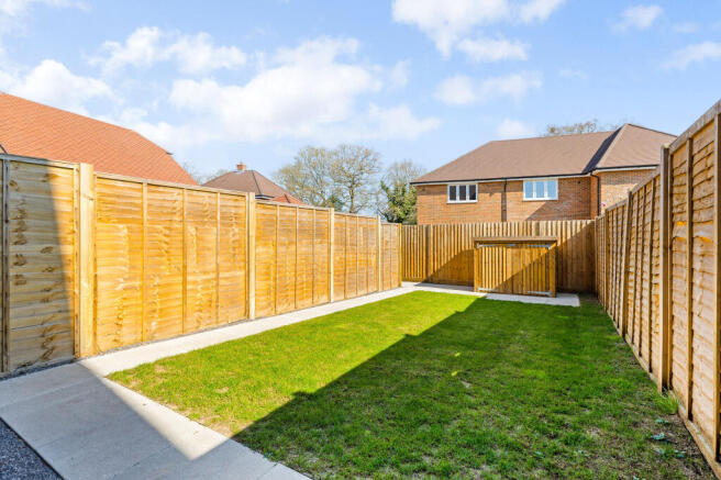 Rear garden