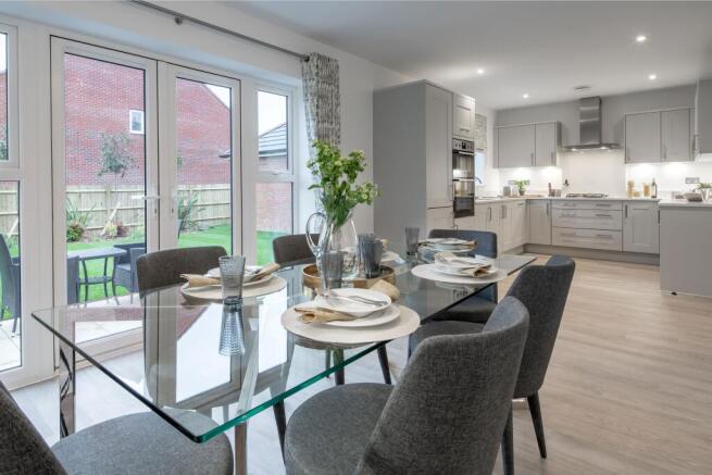 Indicative of show home