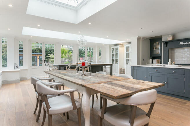Dining Area towards Kitchen and Orangery