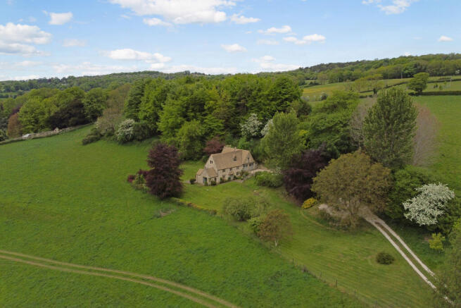 Elevated View of House