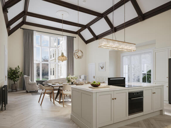 Apartment 2 Kitchen/living Room