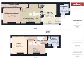 Floorplan - Ground Floor & 1st Floor