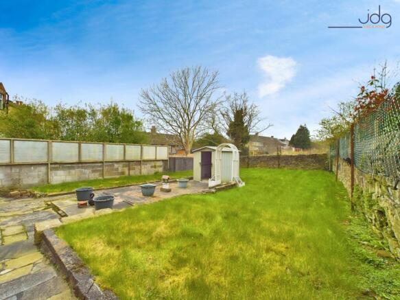 The rear garden