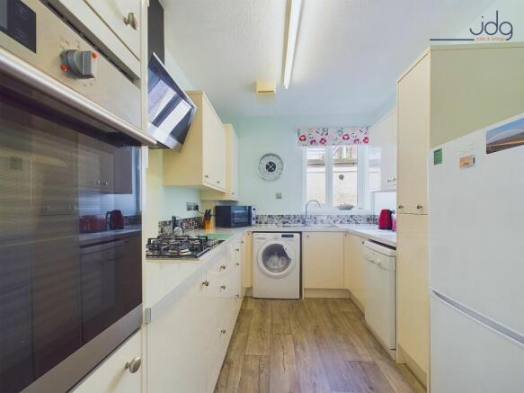 Kitchen with space for appliances