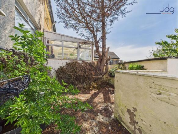 Garden by the rear door