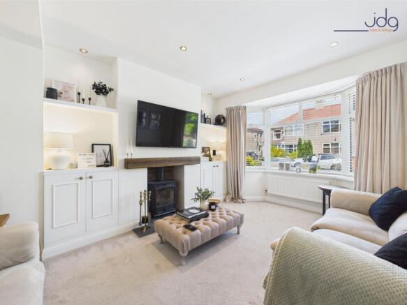 Cosy Lounge with wood burning stove