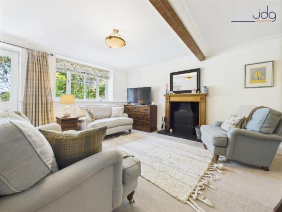 Living Room with open fire