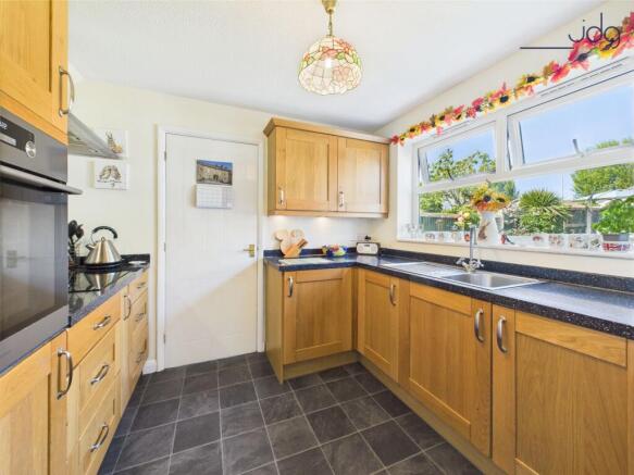 Kitchen, with view over the garden