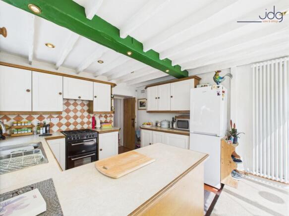 Open plan kitchen diner