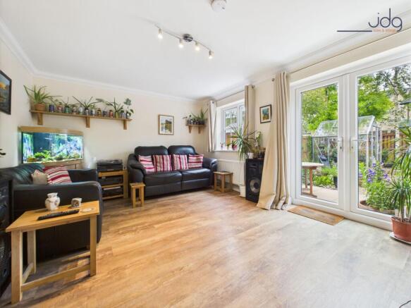 Bright and airy Lounge with French Doors