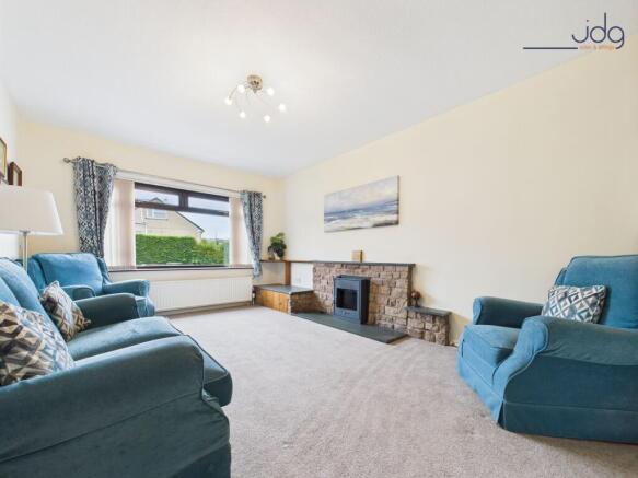 Cosy Lounge with electric fire