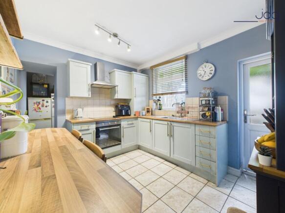 Kitchen with walk through Utility Room