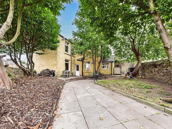 Spacious Garden with seating areas, rear of the property