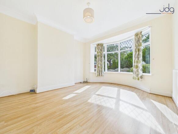 Living Room with Bay Window