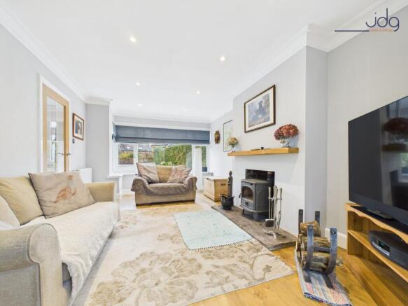 Cosy Open Lounge with Log Burner