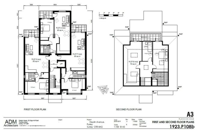 1st/2nd Floor Proposed Plans *