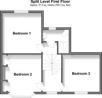 Split Level First Floor-NOT TO USE