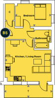 First Floor Floorplan Plot B5