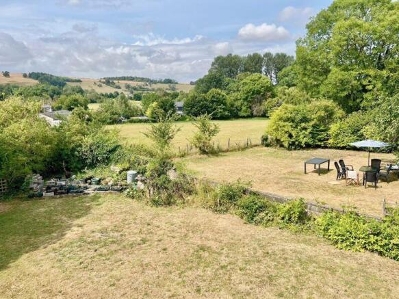 A view from the front of the property