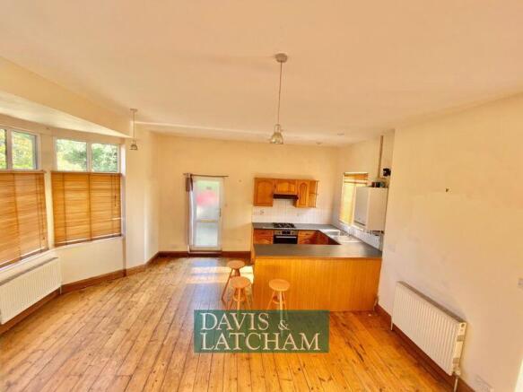 The Sitting/Dining/Kitchen