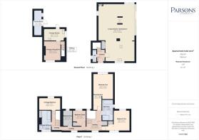 Floorplan of Main House & Cottage
