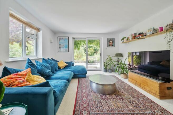 Sitting room with view to garden