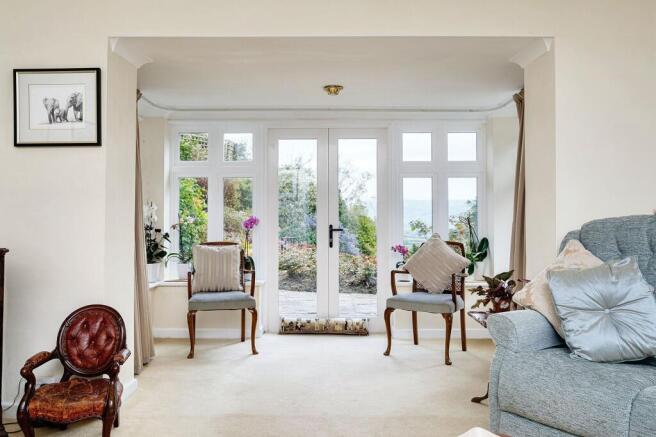 French doors to terrace