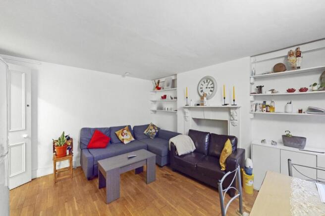 Garden level reception room