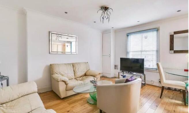 French doors to terrace from reception room