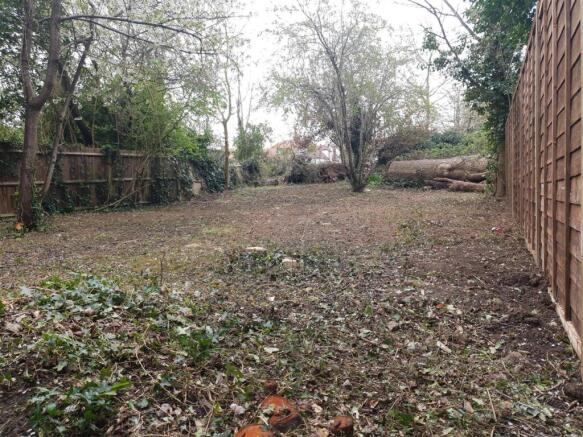 Private rear garden