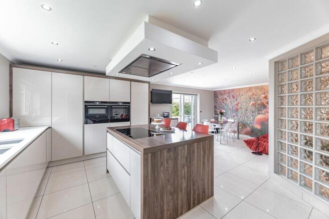 Dining Kitchen with Living Area