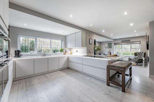 Open plan kitchen