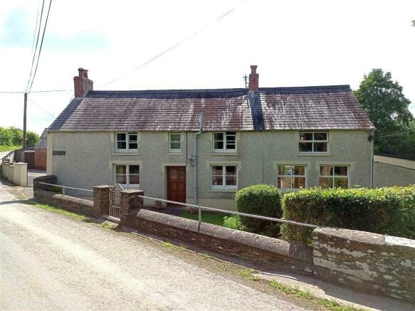 Front View Of Farmhouse