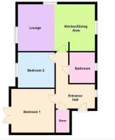 Floorplan- not to scale
