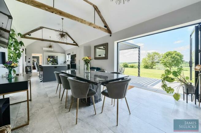 Open plan living kitchen