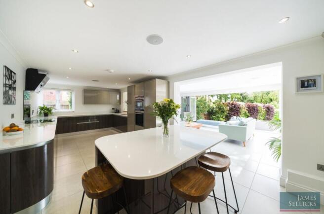 Open plan living kitchen