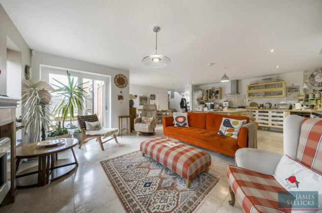 Open plan living kitchen