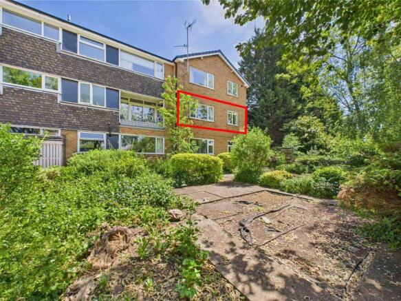 Rear elevation & communal garden