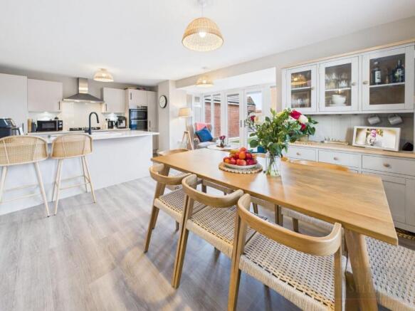 Open plan dining kitchen